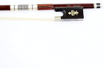 Vio Music 4/4 Top Pernambuco Violin Bow Flower Inlaid-Full Size