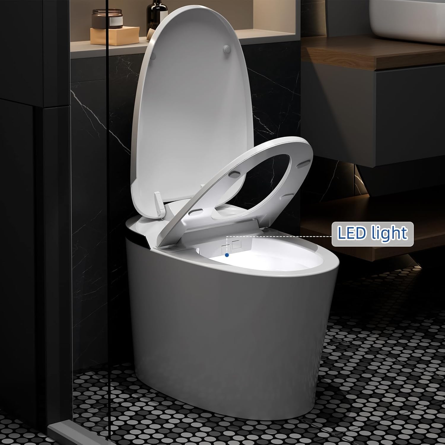 GarveeTech Smart Toilet Dimensions