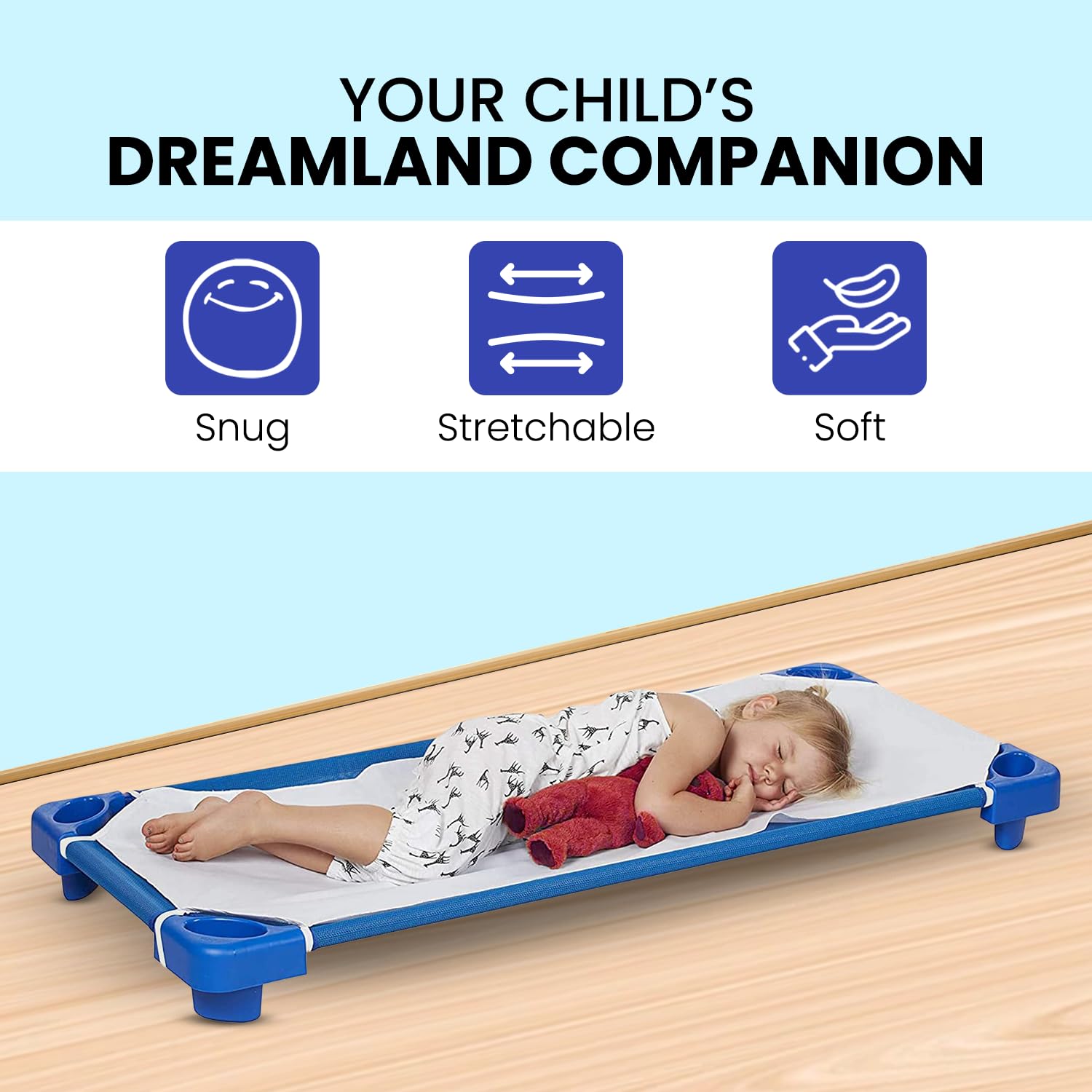 Sábanas para cuna de guardería prémium para niños pequeños, sábanas preescolares transpirables y 100 % microfibra para niños y niñas, ideales para siestas y cunas estándar, juego de 6 (23