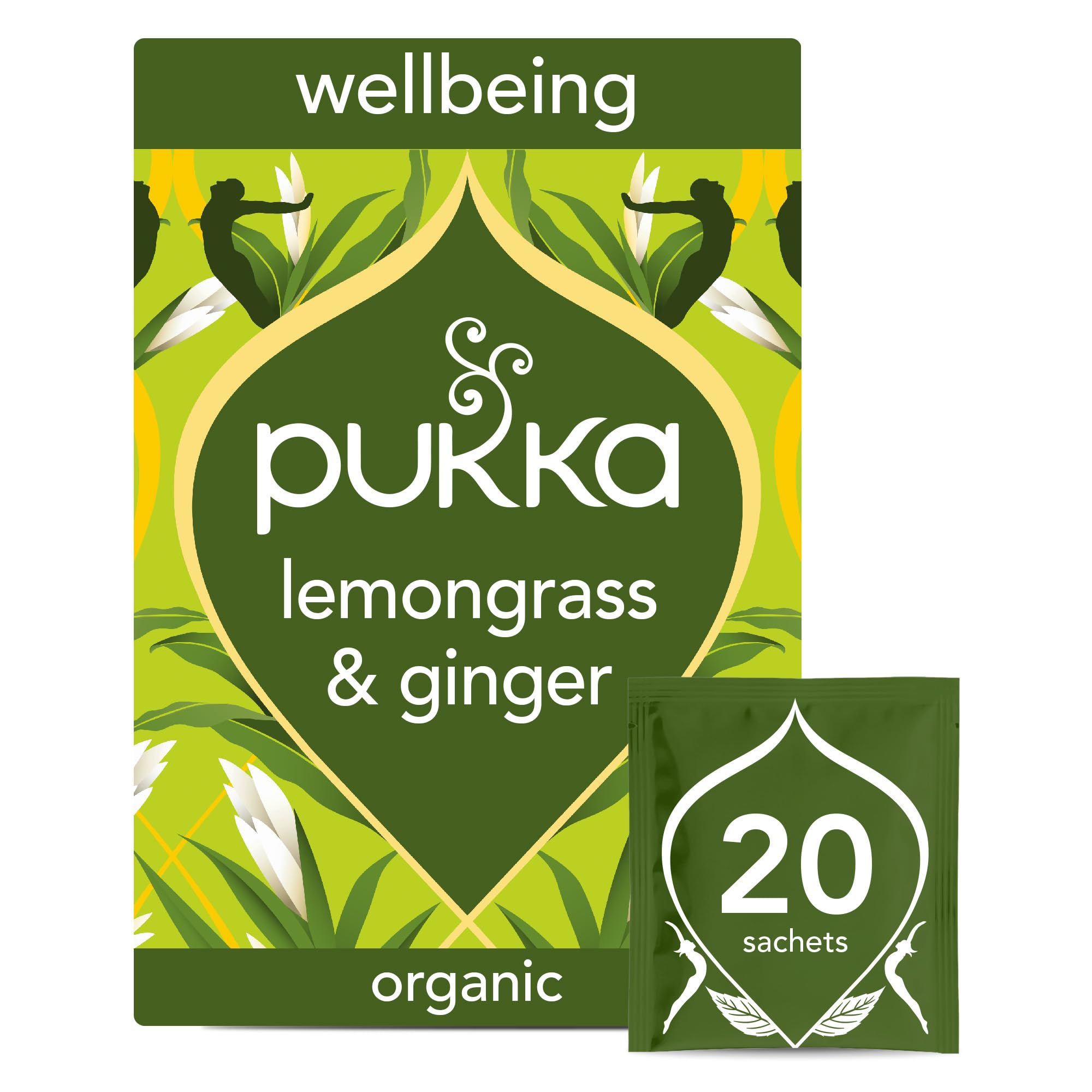 Pukka Lemongrass & Ginger, Organic Herbal Tea