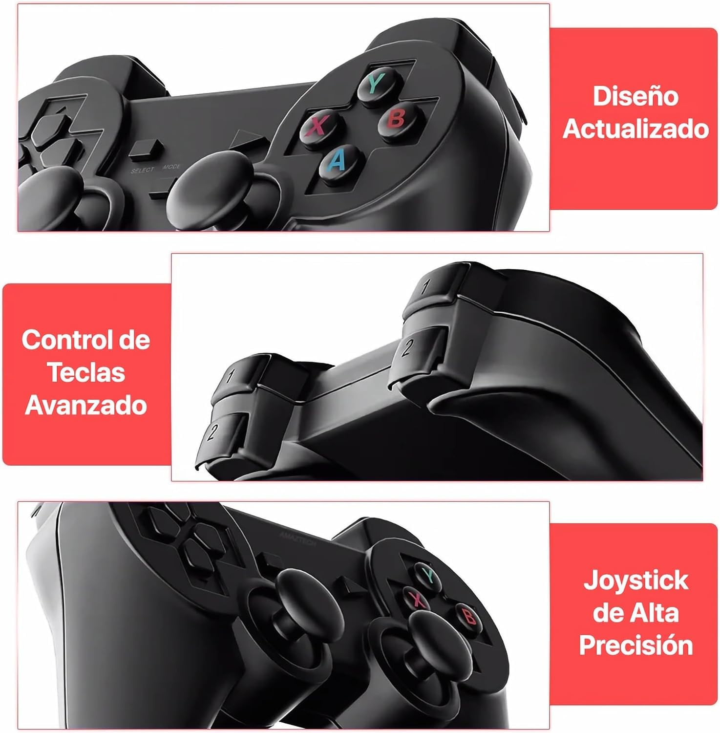 HARDISK Consola Retro 4K HDMI Portátil Conectable a TV - + de 25,000 Juegos Preinstalados - USB HD 64GB Arcade -2 Mandos Inalámbricos 2.4 GHz|Consola configurada y fácil de Usar