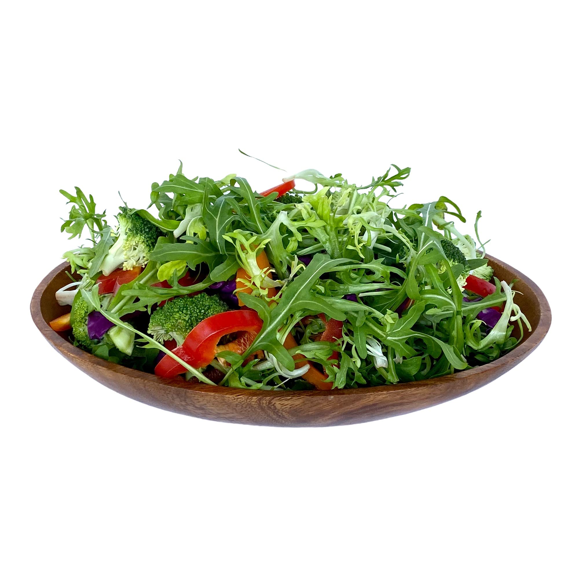 Bol En Bois, Bol à Pâte En Bois, Serveur Rustique Pour Aliments, Salades, Fruits, Pain, Saladier En Bois, Plateau à Clé D'entrée, Bol De Service (rectangulaire