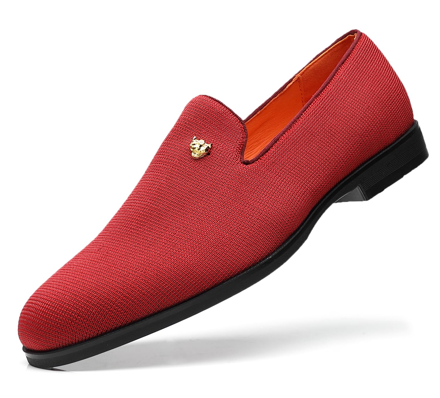 Foevtrue Men\'s Dress Loafers Stylish Flying Woven Party Shoes Size 9.5 FOEVTRUE Men main image 4