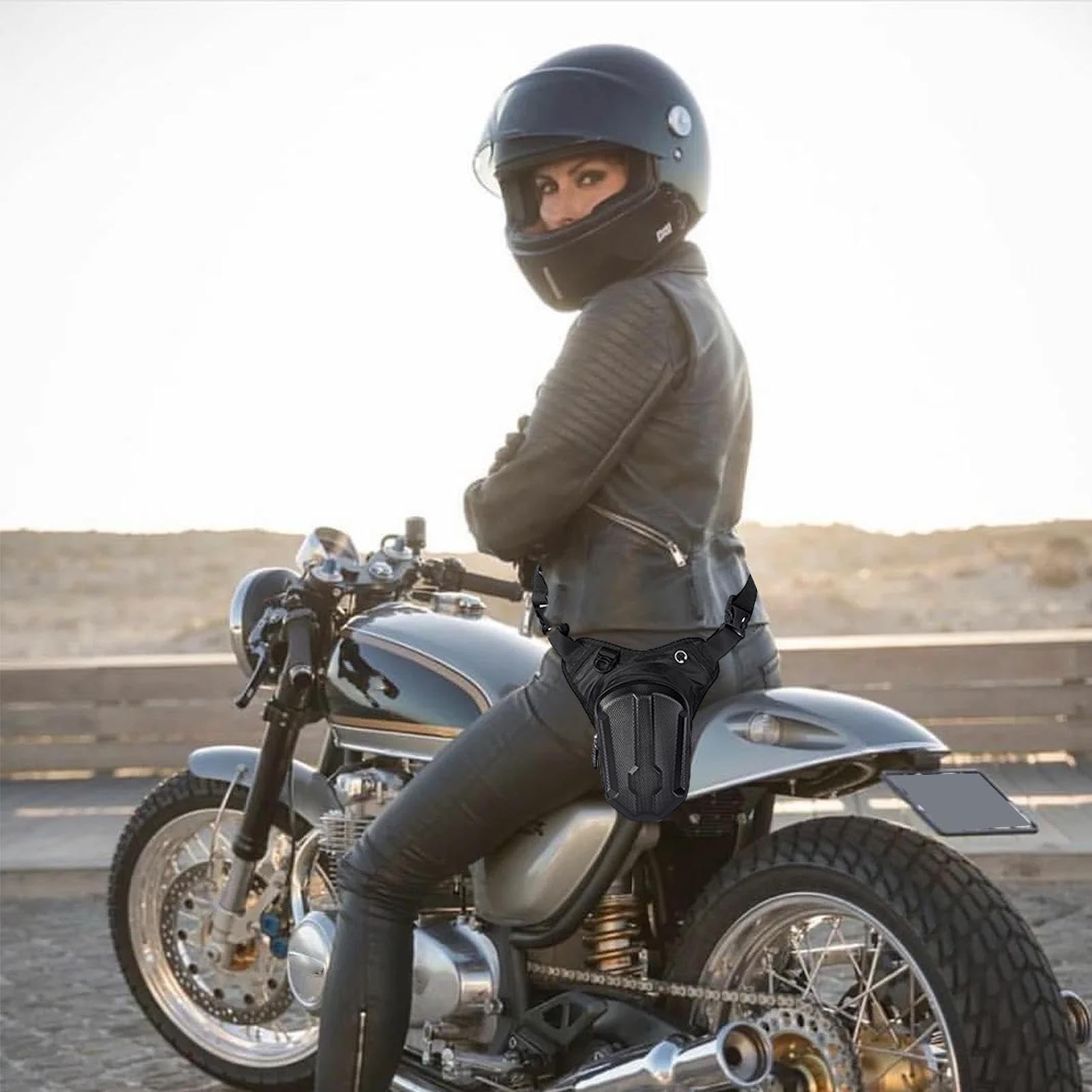 バイク用 レッグバッグ ブラック Amazon.co.jp: バイク用レッグバッグ,レッグポーチ ジッパー付き多機能