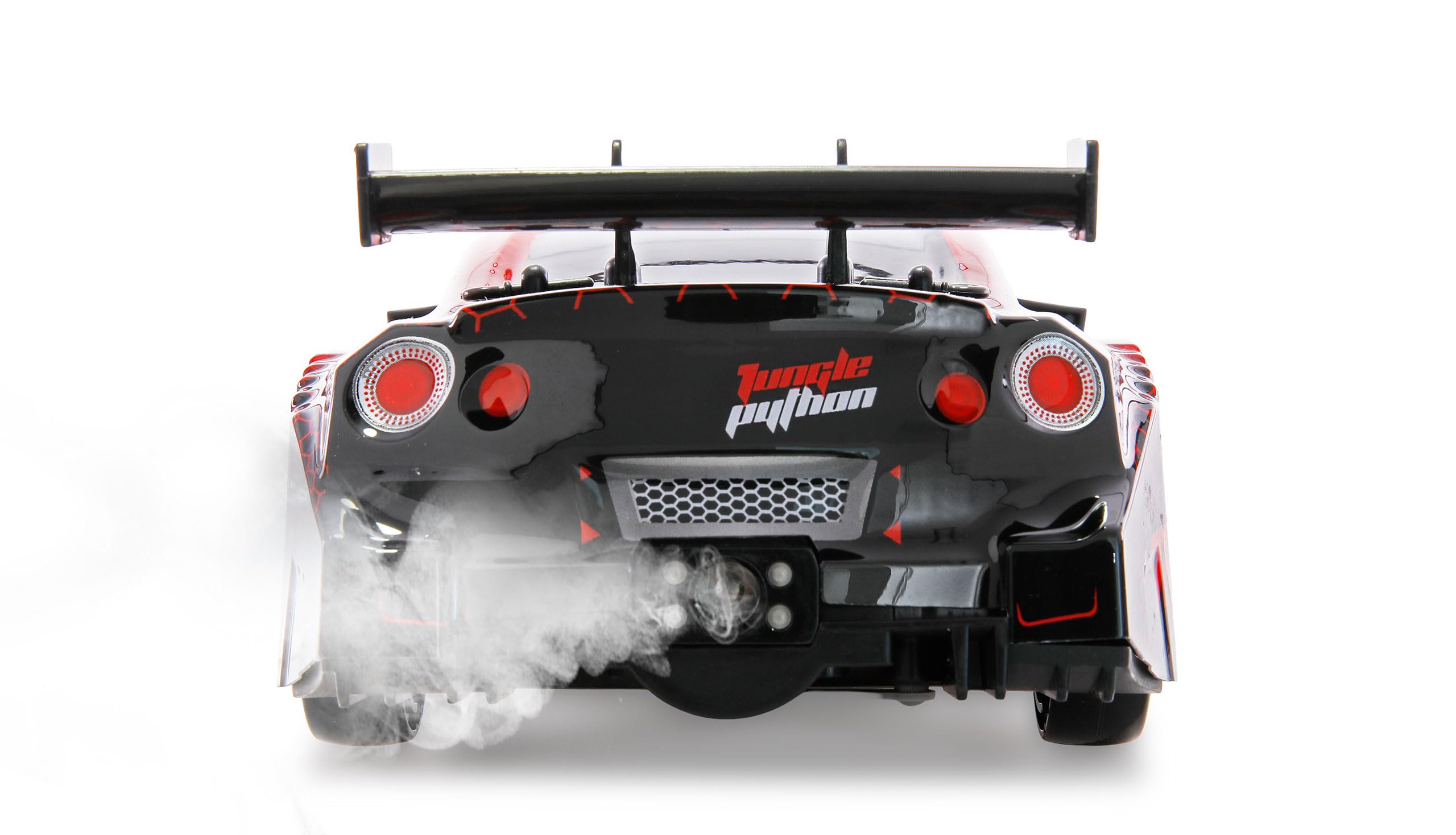 Zdalnie sterowany Drift Sport Car GTR z efektem dymu 4WD 1:16 RTR czerwony dzieci od 6 lat