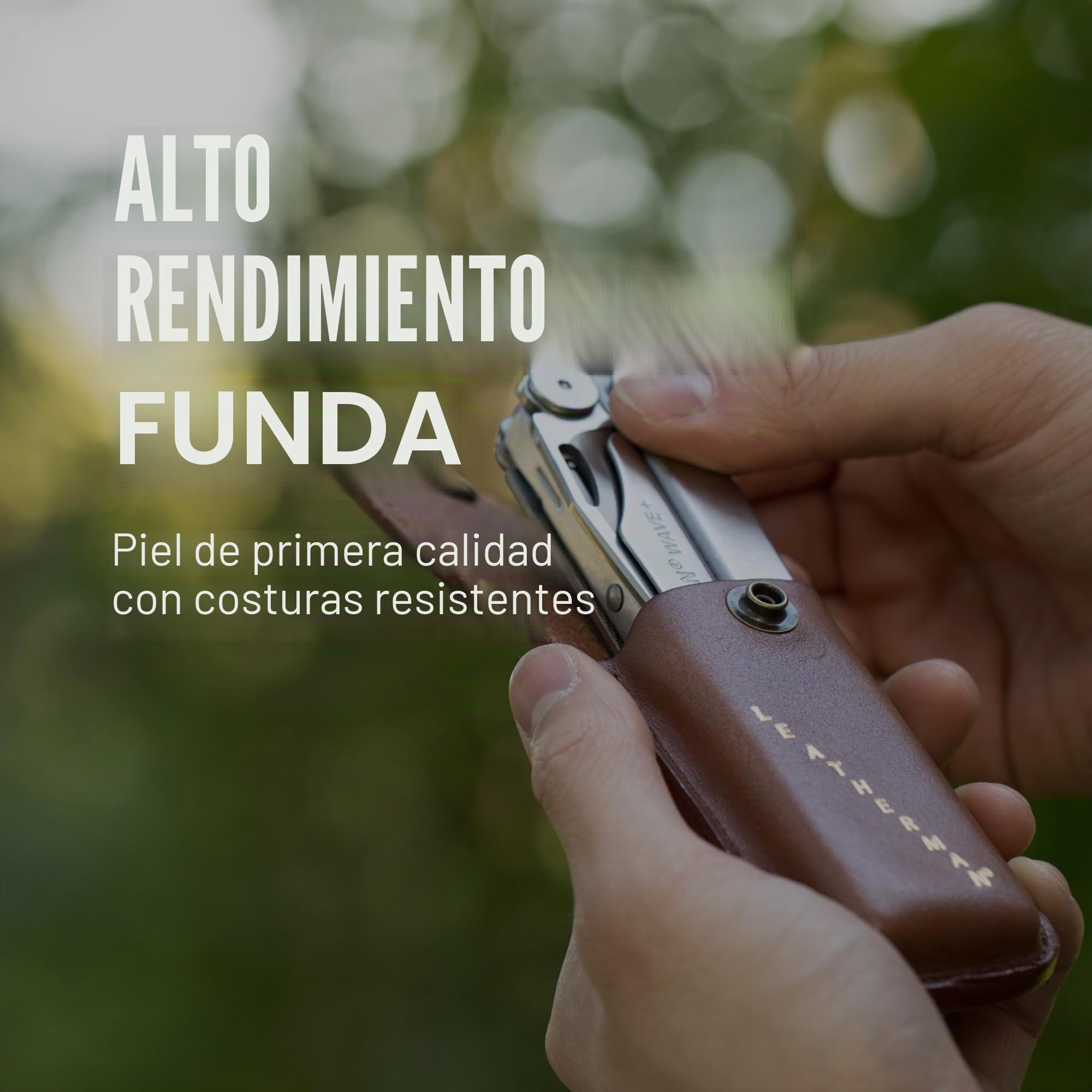 Leatherman ARC Multiherramienta 20 en 1 con Funda Heritage de Cuero y Kit de Puntas (42) - Cuchilla MagnaCut y Tecnología FREE