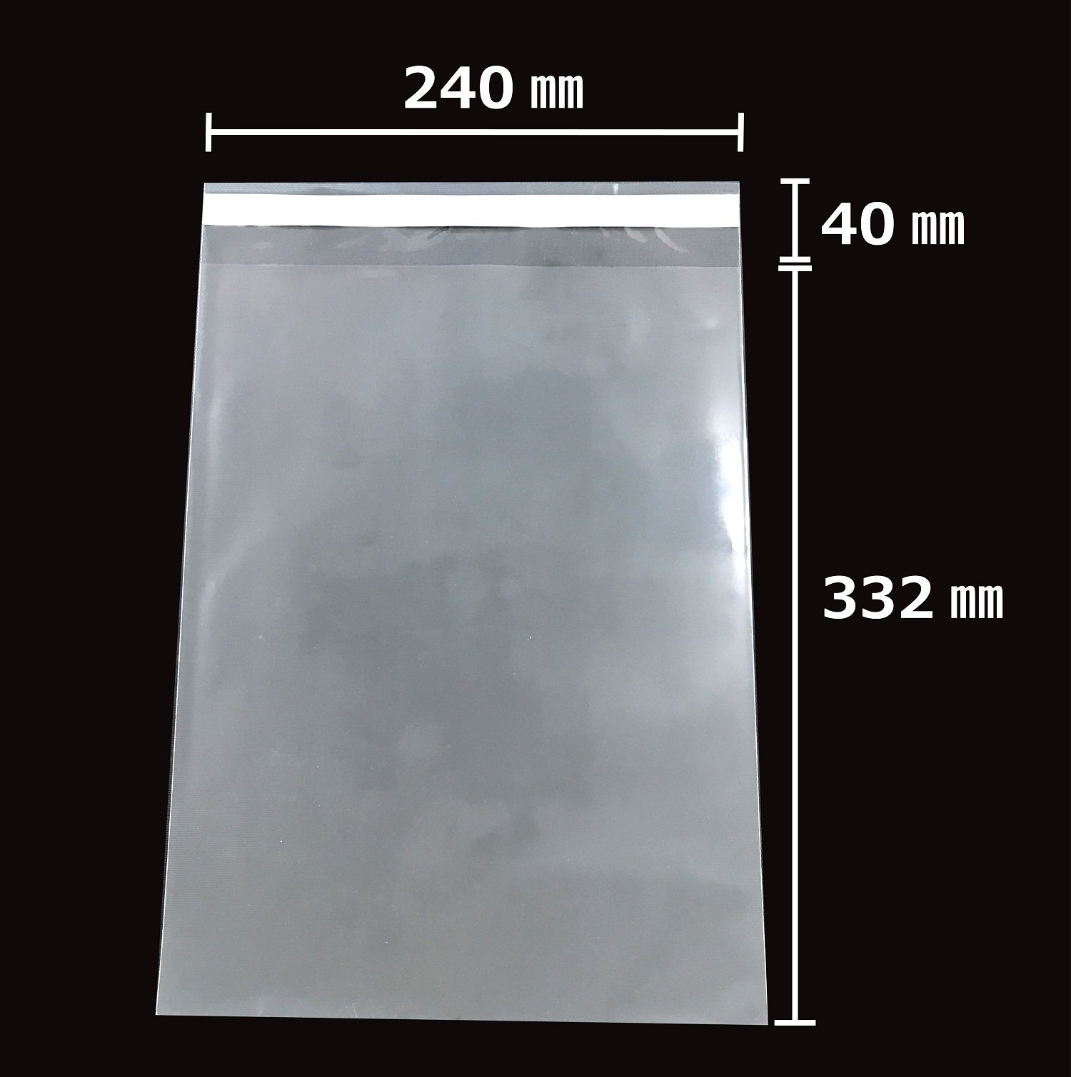 OPP袋クリアパック フタ付き テープ付 30μ TP13-24 3000枚 Amazon.co.jp: カクケイ OPP袋 クリアパック フタ付 テープ付 30μ 100