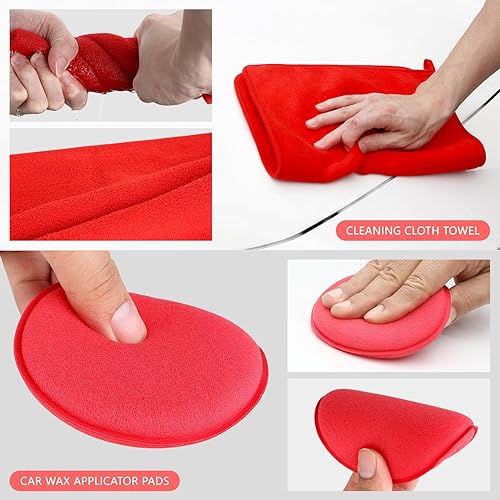 Miniatura 12 de DNA MOTORING Geles de limpieza de automóviles, herramientas de detallado automático, masilla de limpieza, limpiador de interior de automóvil, Azul