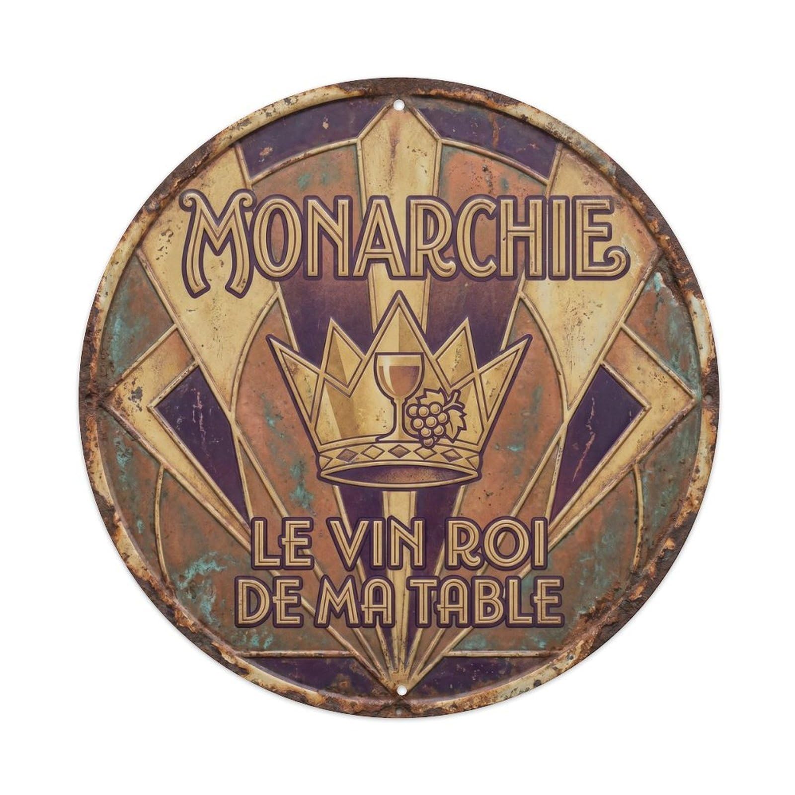 Monarchy Humorous Tavern Monarchy Metal Tin Sign