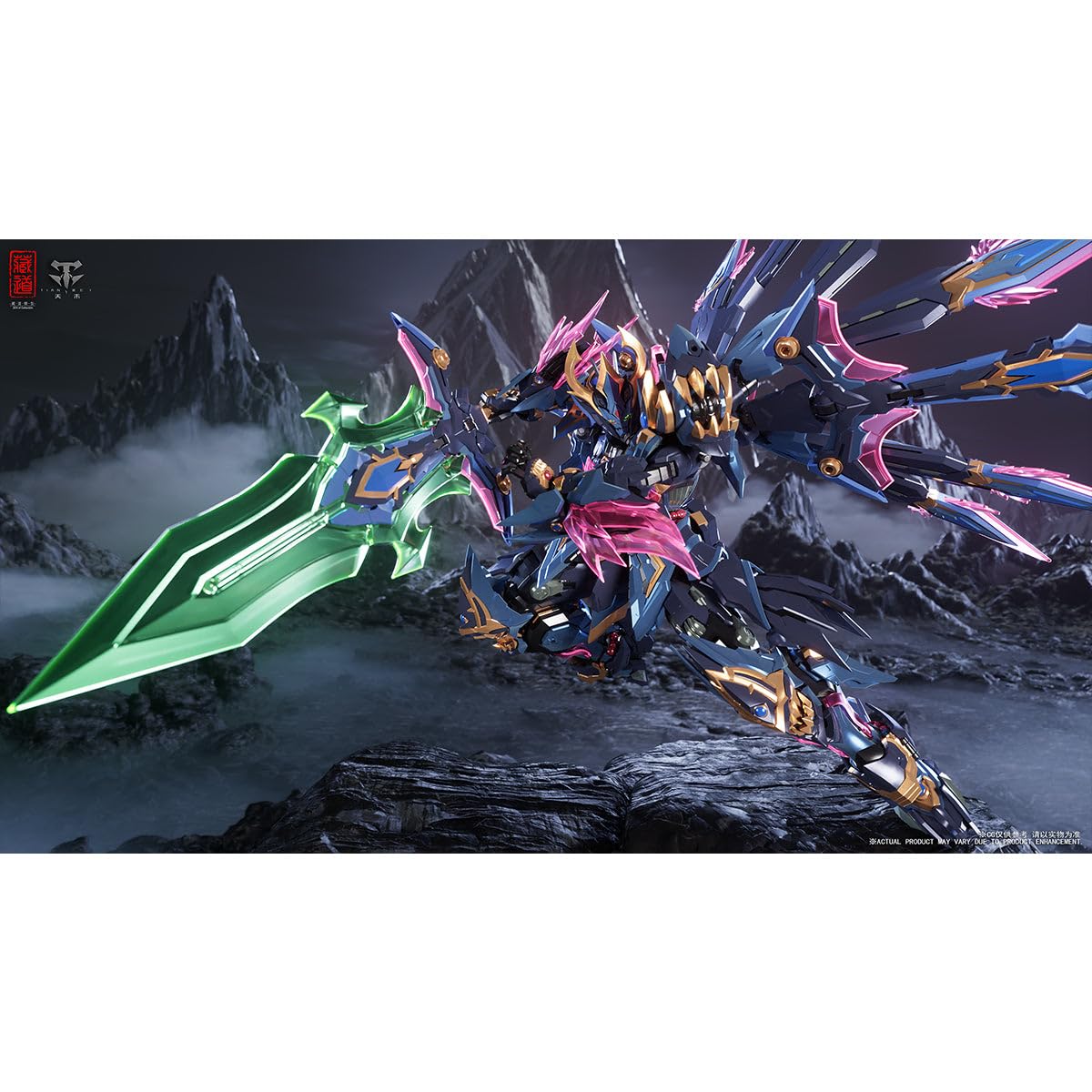 HiPlay CangDao Modello ZEN di Collezione Divina Gang Dao Peacock King Mecha Lega Prodotto Finito Figura d'Azione