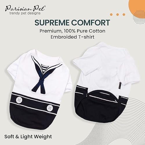 Miniatura 9 de Parisian Pet - Camisetas de disfraz divertidas para perro, lavables a máquina, sin botones, para gatos y perros, trajes de Halloween surtidos para