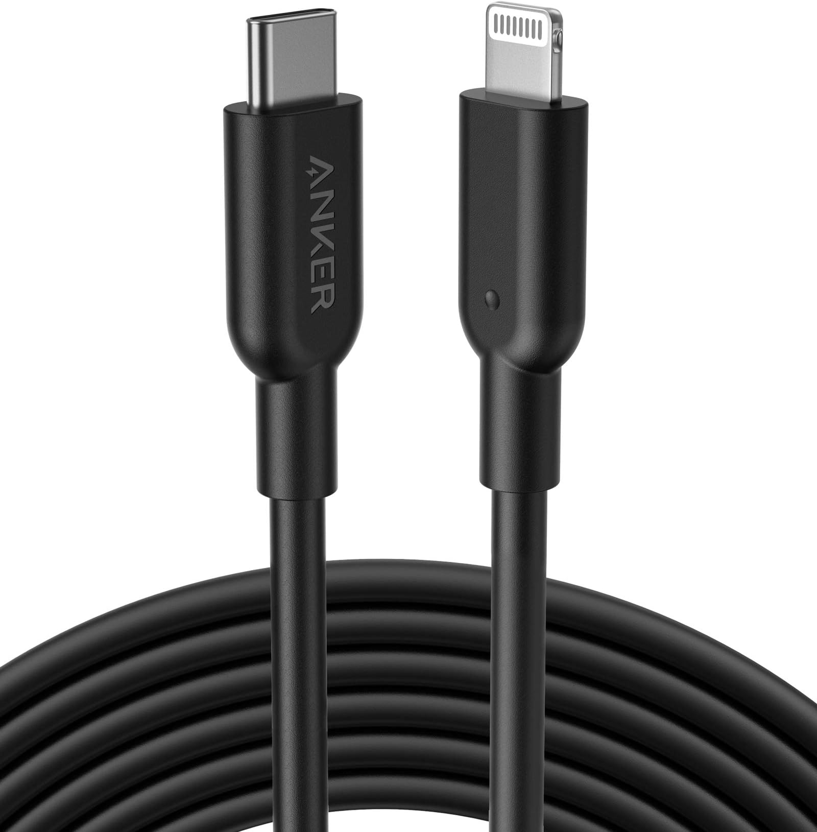 Anker USB C to Lightning Cable, MFi Certified Cable for iPhone 13 Pro 12 Pro Max 12 11 X XS, Supports Power Delivery (10ft, Black)