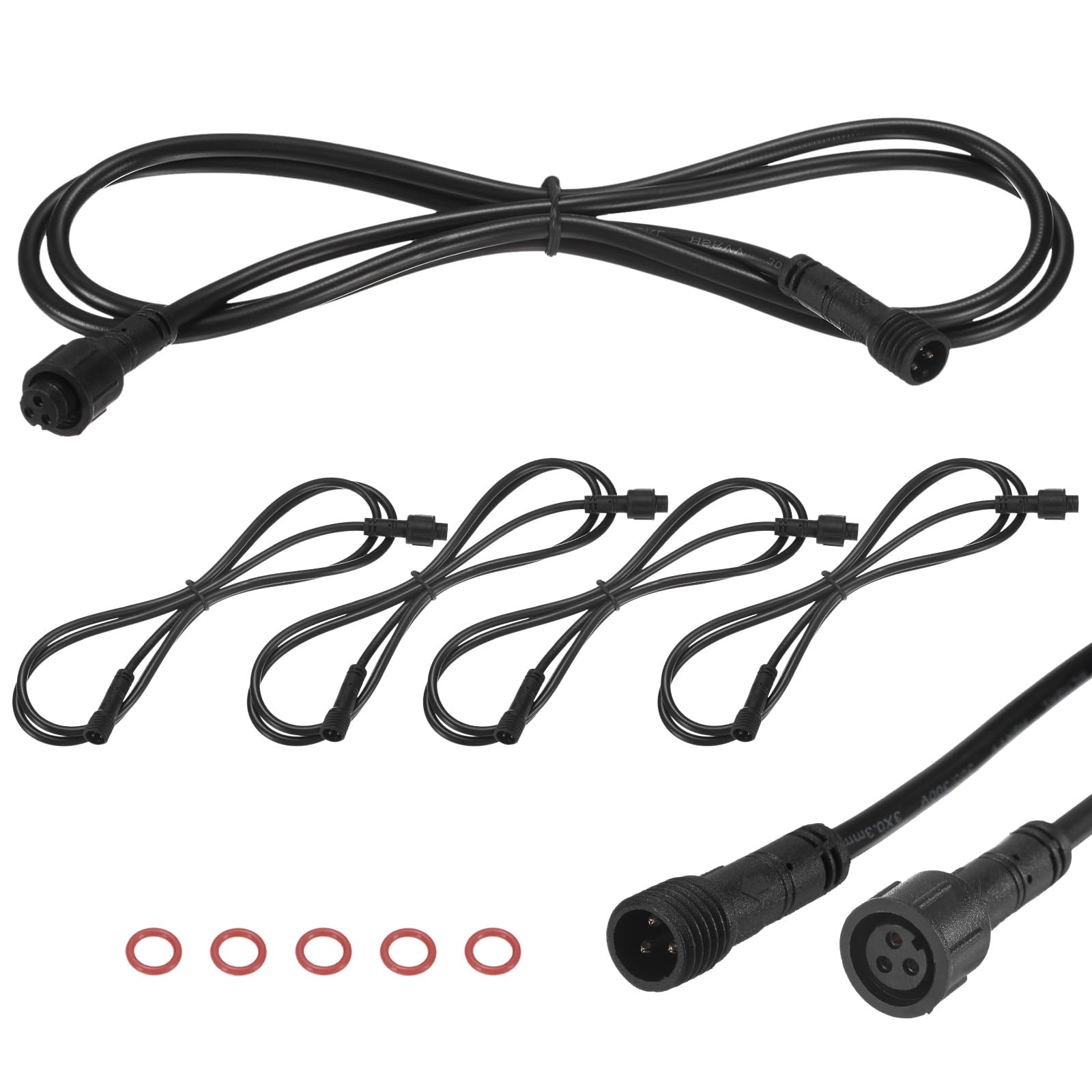Cordon d'extension 3 broches pour éclairage de terrasse et projecteur de jardin - 8