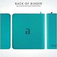 Vista 8 de Vault X Carpeta con Cremallera de 12 Bolsillos XL para Tarjetas Coleccionables - 624 tarjetas, Material de Álbum Exo-Tec Premium, 26 Páginas