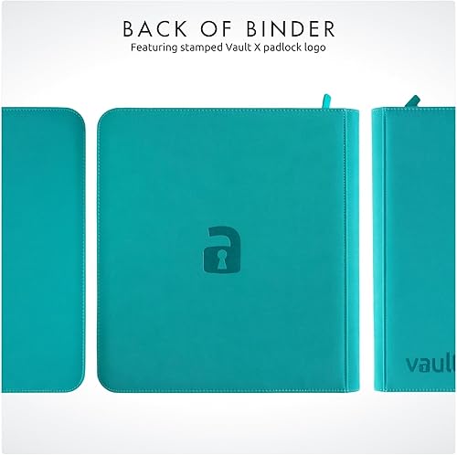 Miniatura 8 de Vault X Carpeta con Cremallera de 12 Bolsillos XL para Tarjetas Coleccionables - 624 tarjetas, Material de Álbum Exo-Tec Premium, 26 Páginas