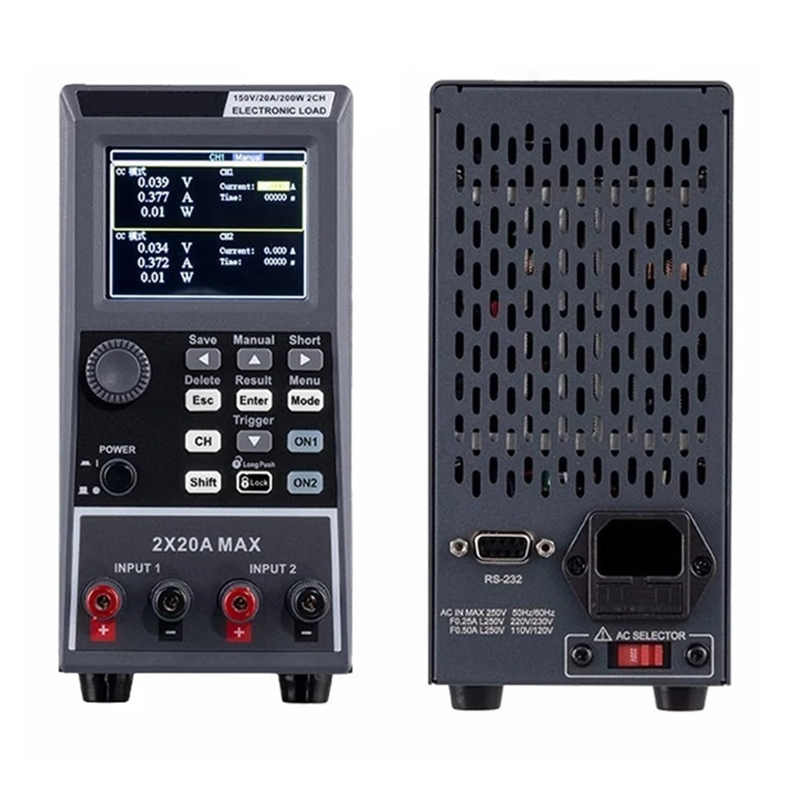 Programmierbare Elektronische DC-Lastprüfung Der Batteriekapazität, Lithium-Blei-Batteriekapazitätstester, Laden Und Entladen PräZise Erkennung(HY8211)