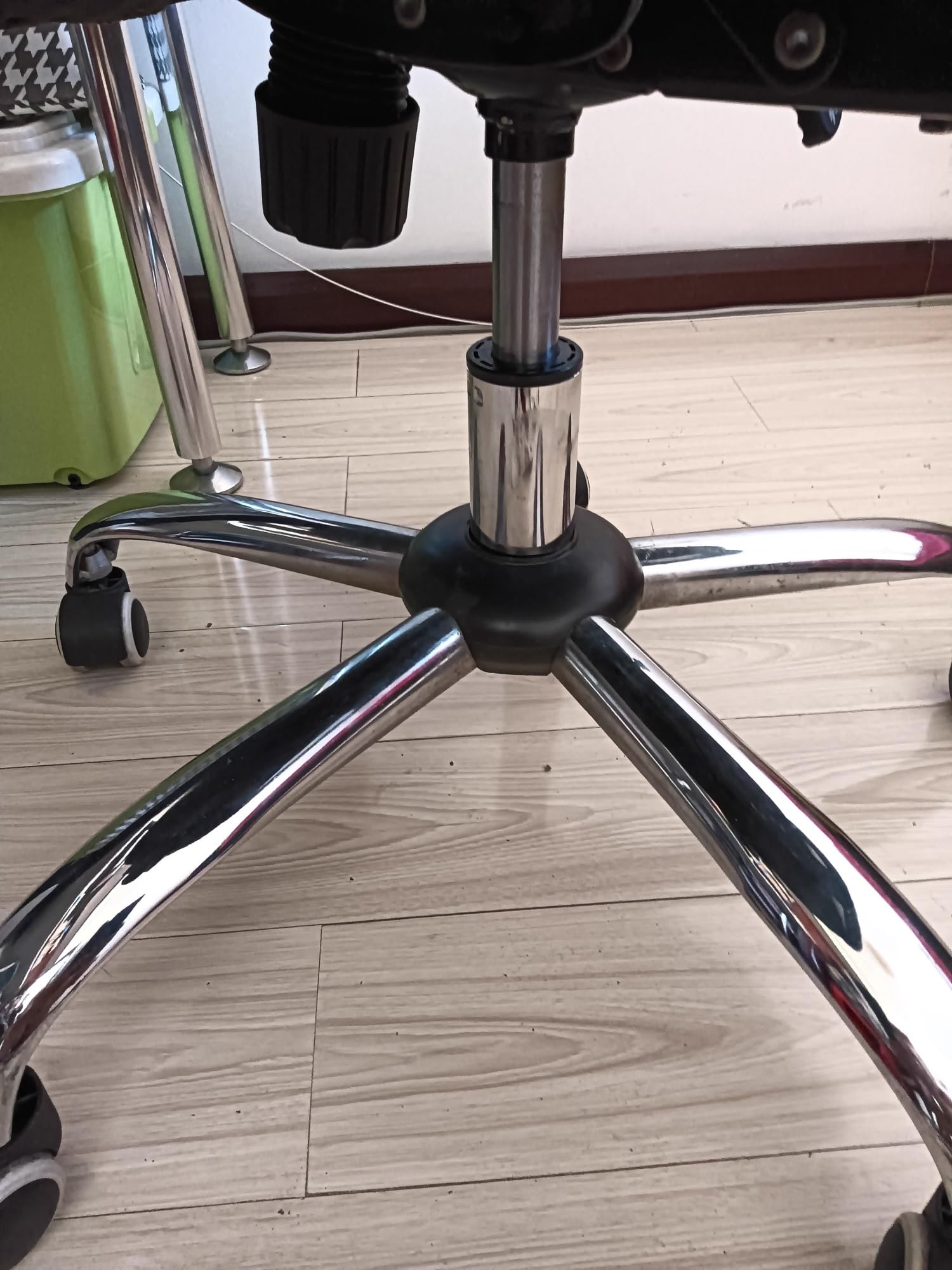 Cilindro de elevación de gas resistente para sillas de oficina, clase 4, pistón neumático de repuesto, silla de juegos, elevación hidráulica, 17,5 cm de altura, color plateado