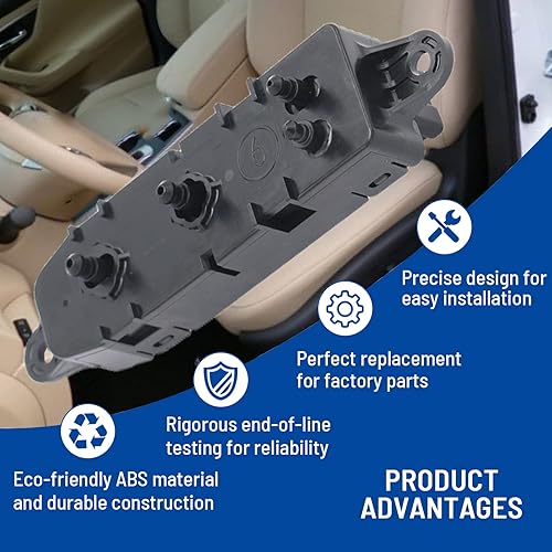 Miniatura 5 de Interruptor de asiento eléctrico compatible con Nissan 2008-2013 Rogue 2013-2018 Altima 2009-2018 Murano 2013-2019 Pathfinder. Reemplazo para