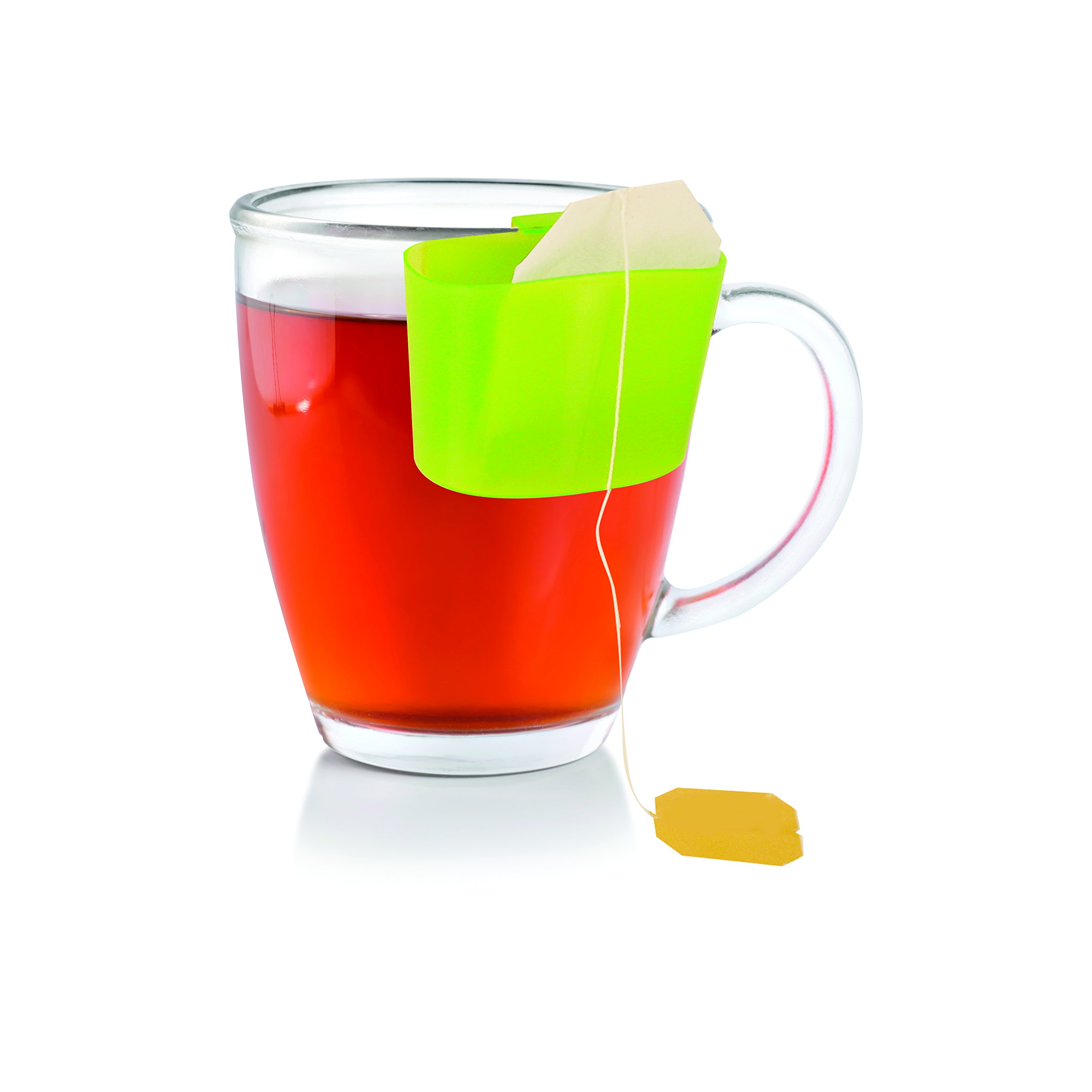 COOK CONCEPT - KM4091 Soporte para Bolsas de Té Colgante de Plástico Multicolor - Diseñado para Amantes del Té - Dimensiones 5,9 x 2,6 x 4,5 cm - Idea de Regalo