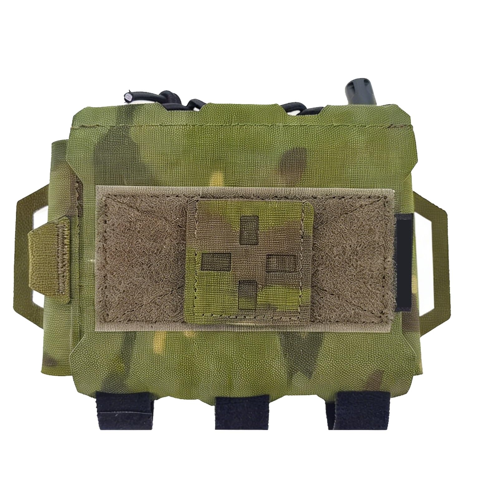 Botiquín Médico Táctico, Botiquín Médico Desmontable IFAK MOLLE Quick Pick de Doble Capa, Airsoft Deportes Al Aire Libre y Caza