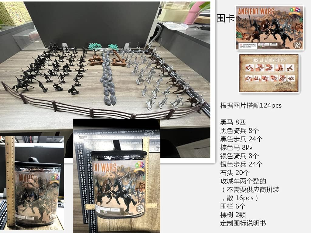 124 Figuras De Juguetes Medievales De Caballeros Para Niños Juegos