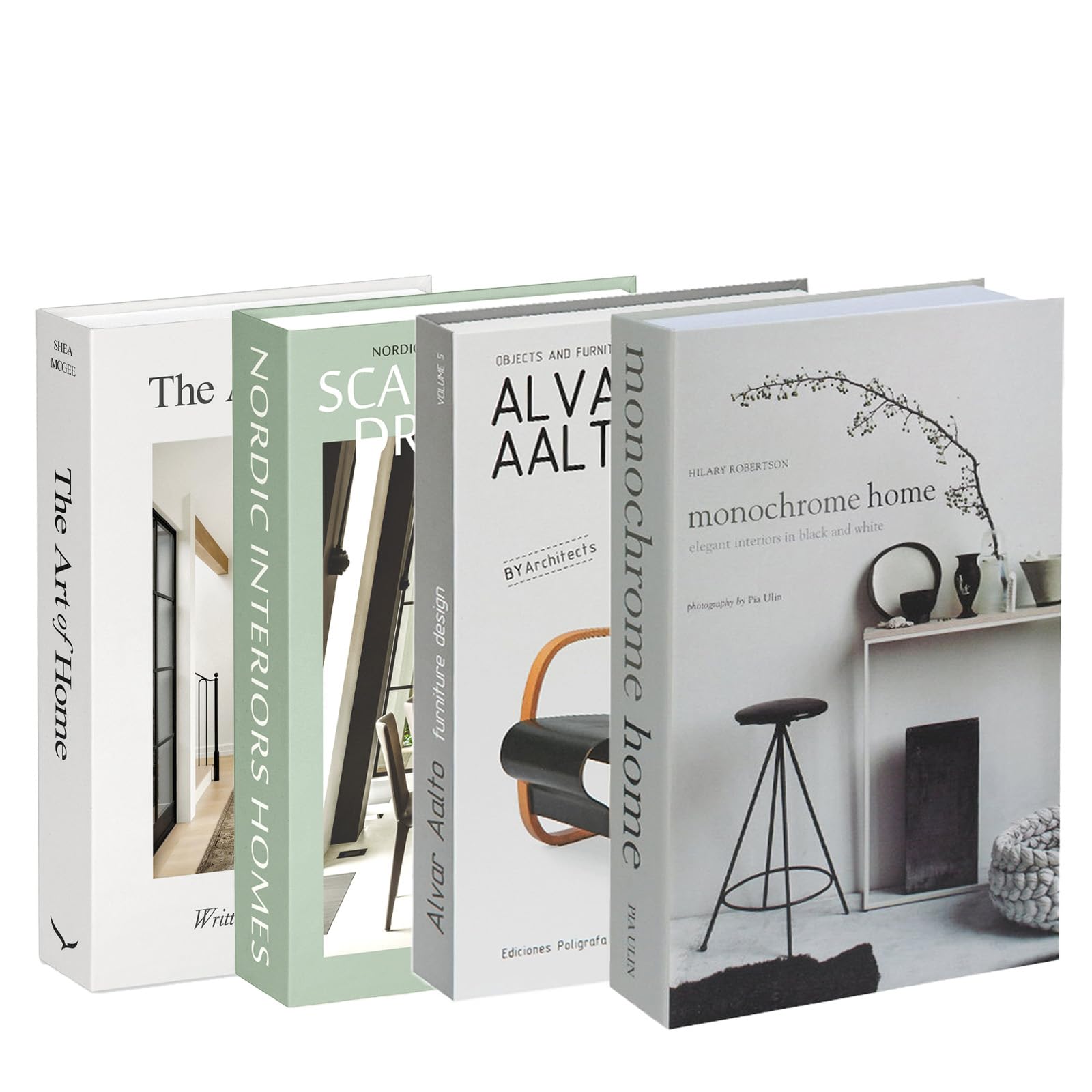 Livres décoratifs boîte de rangement pour cacher les télécommandes du salon avec style