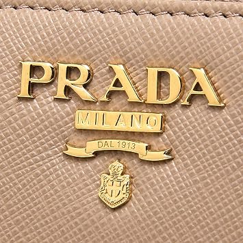 Prada 1ML506 QWA Women's Long Wallet with Round Zipper, 6 CIPRIA F0236, 1 piece