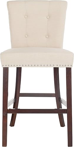 Miniatura 5 de Safavieh Taylor Taburete de bar, beigeespresso