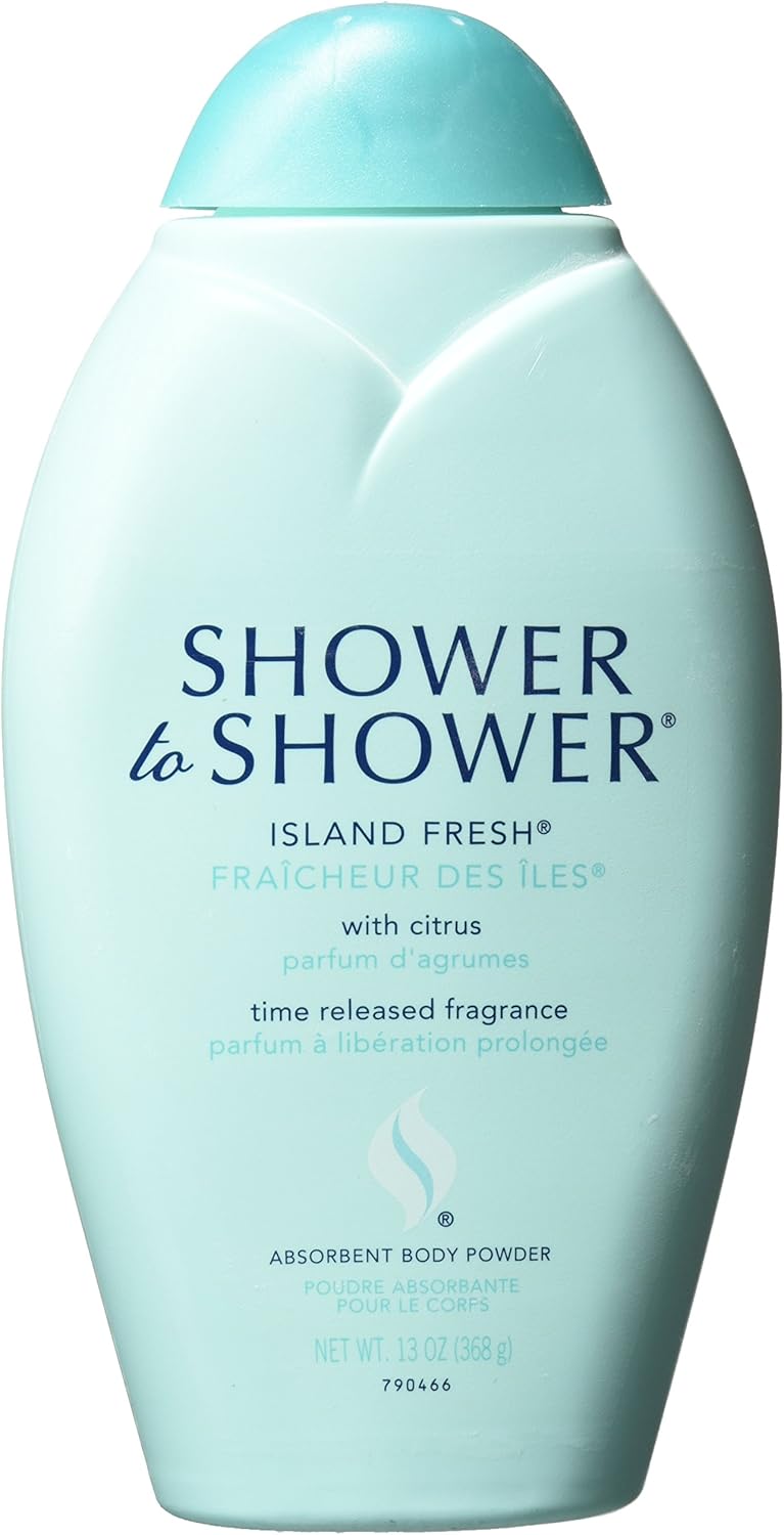 SHOWER TO SHOWER Body Powder Island Fresh 13 oz Beauty