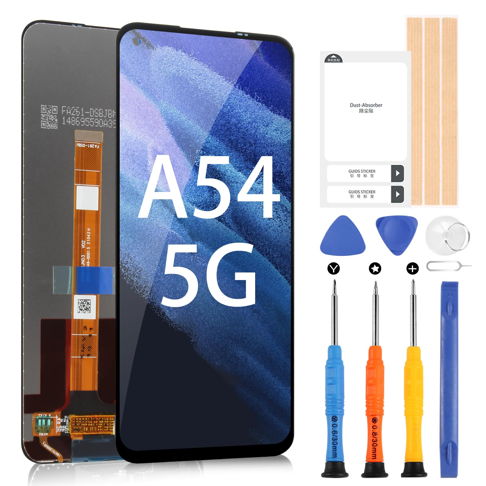 6.5 "originale Per Oppo A54 5G CPH2195 Display LCD Cornice Touch Panel Digizer Per Oppo A54 5G Riparazione Sostuzione LCD  509 - 7
