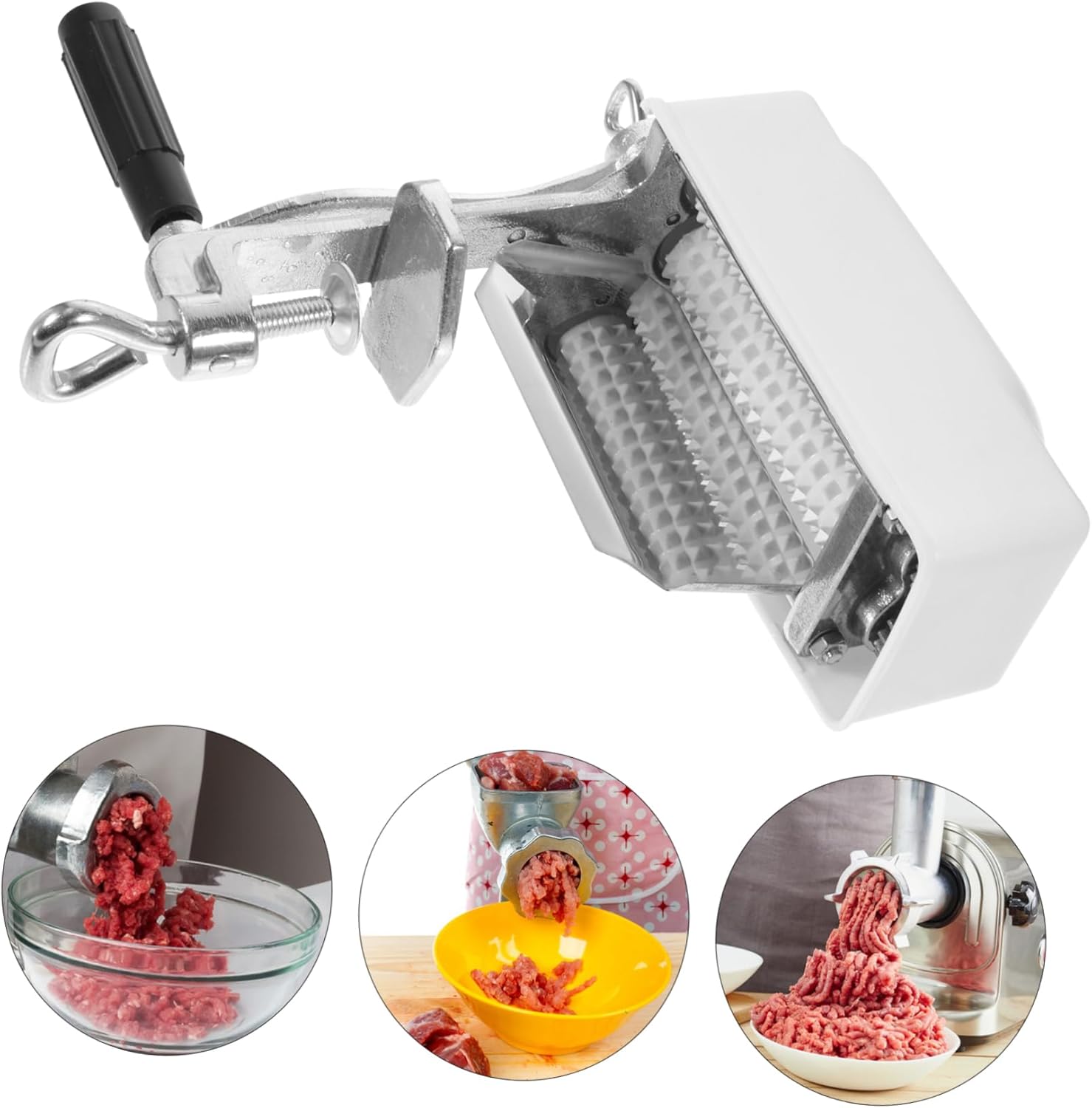 Unomor Metal Meat Tenderizer Tool with Needles for Steak and Pork Chops Easy to Clean Marinade Injector for Tenderizing Meat Kitchen Helper for Home Cooking