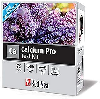 Red Sea Fish Pharm ARE21405 Saltwater Calcium Pro Test Kit for Aquarium, 75 Tests