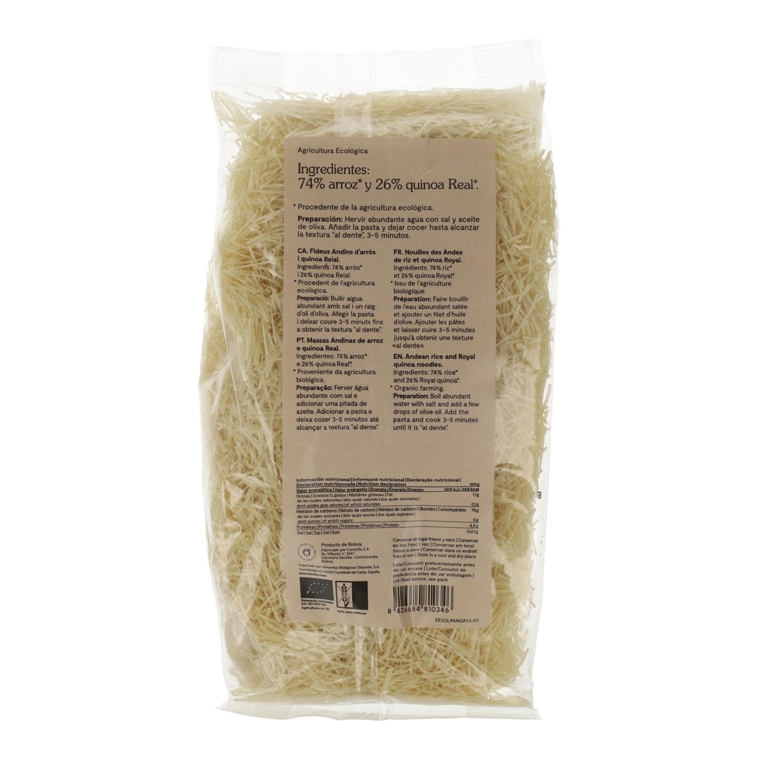 CABELLO ANGEL ARROZ QUINOA AND