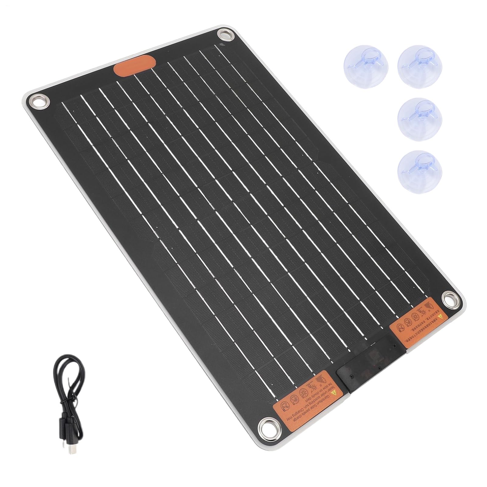 Portable Solar Charger - USB Solar Charger - Wireless Charging, Multi-Device Charging Supply,For Cell Phones, Tablets, Flashlights, Radios