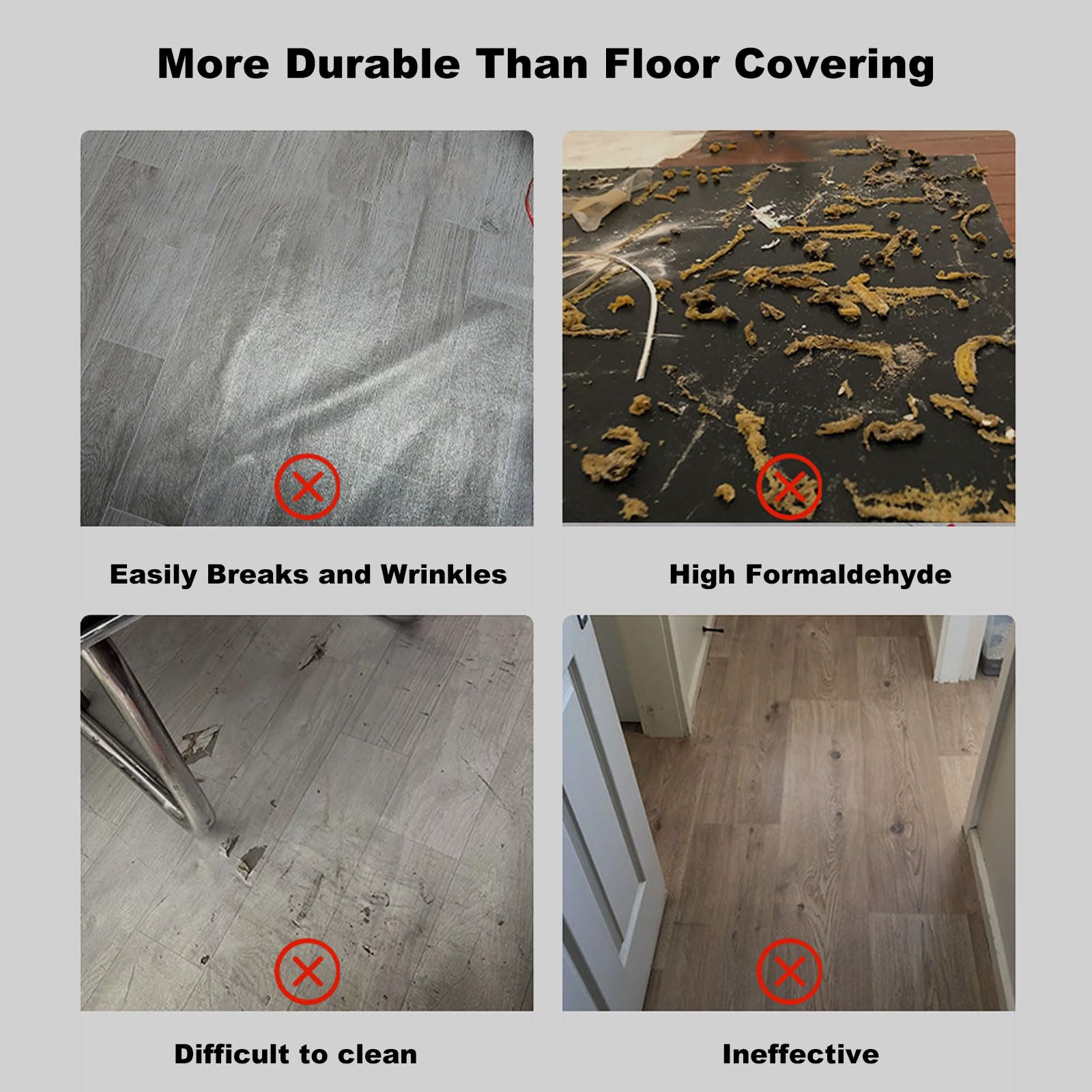 Self Leveling Epoxy Colored Sand Floor Paint, Fast Drying, Stain-Resistant For Concrete Tile Wood Countertop Decorative Finish (Light-Blue) — view 2