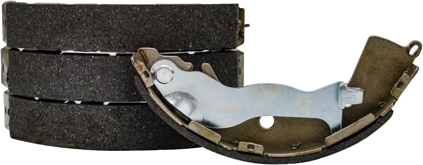 Detroit Axle - Pair Rear Brake Shoes for 2006-2011 Accent Kia Rio Rio5 Brake Shoes 2007 2008 2009 2010 Replacement Brakes