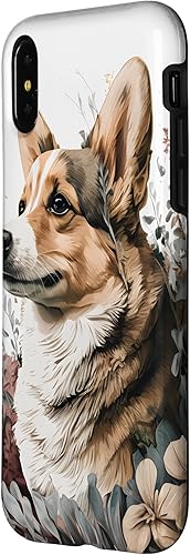 Miniatura 8 de Funda estética para perros para iPhone 11 Pro con diseño de acuarela de Corgi