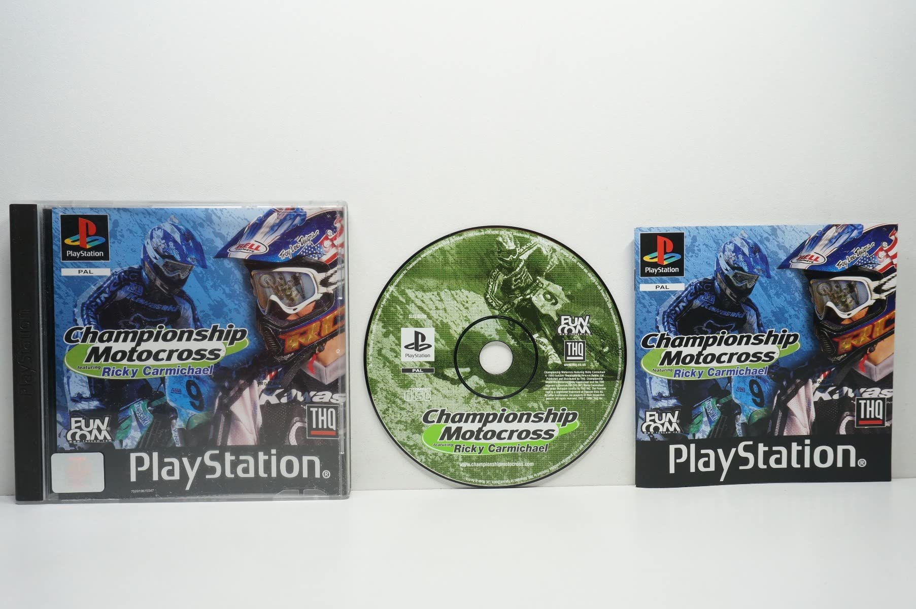 CMX CHAMPIONSHIP MOTOCROSS FEATURING RICKY CARMICHAEL ps1 playstation1