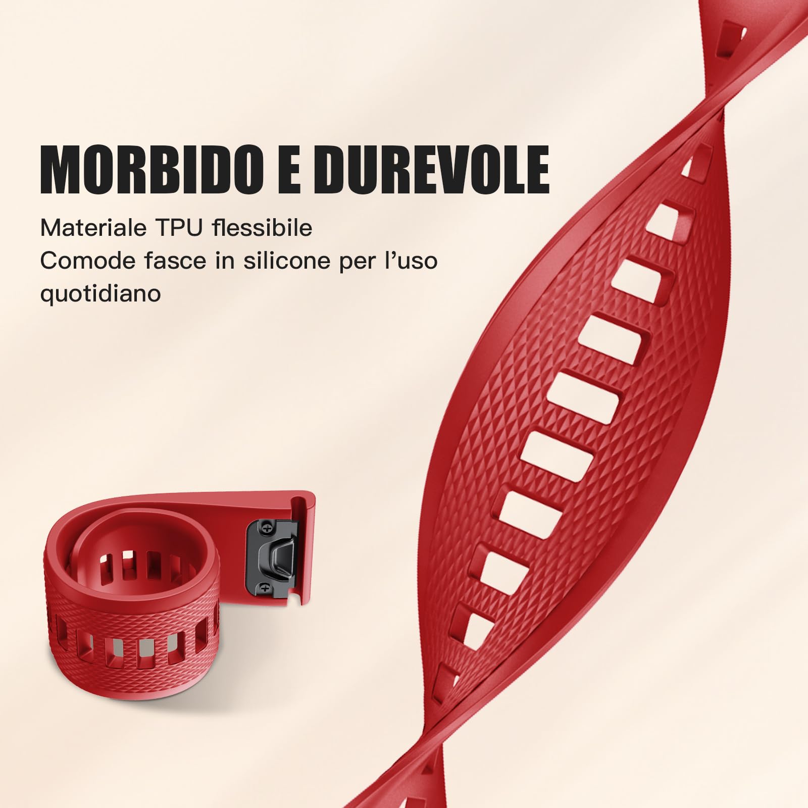 NotoCity Cinturino Per Garmin Fenix 3/Fenix 3 HR/5X/Fenix 5X