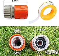 Vista 2 de Acoplador rápido para aspiradora portátil de piscina, punta de succión con cinta selladora, accesorio de manguera de vacío de piscina