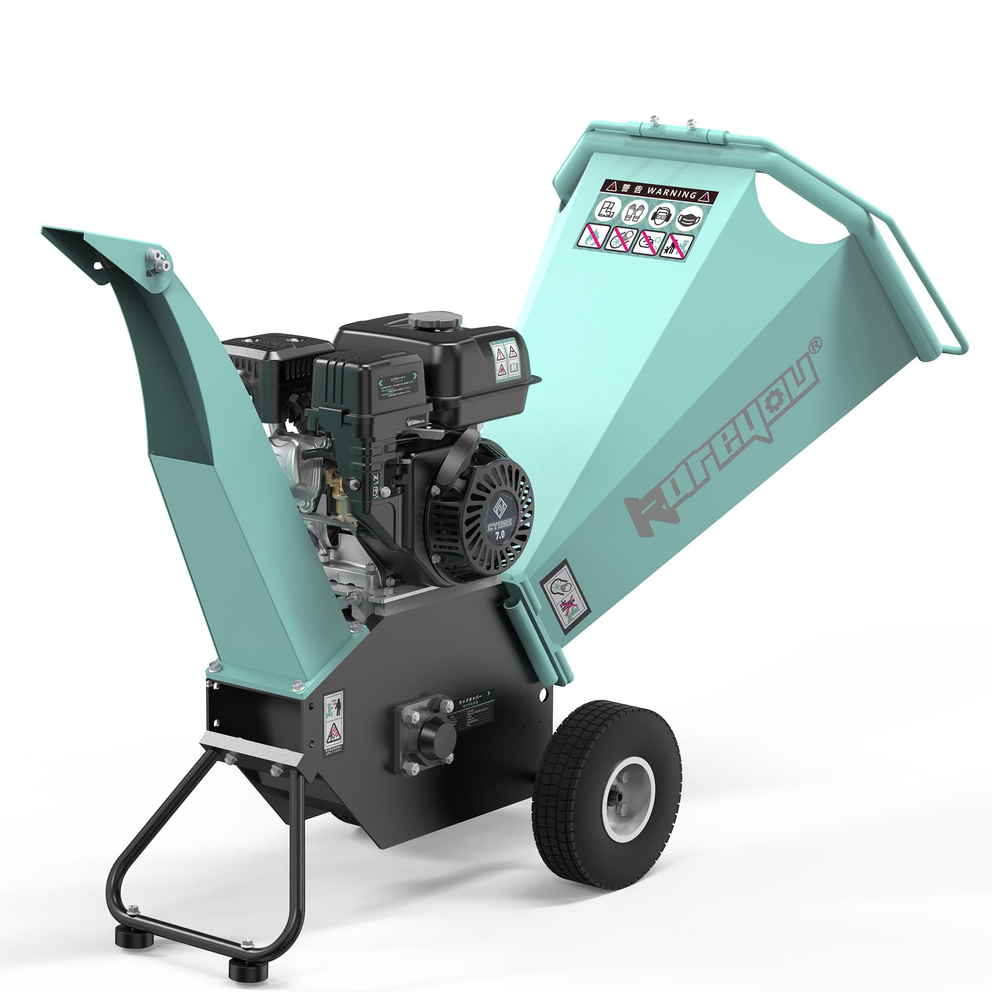 Amazon | ウッドチッパーガーデンシュレッダー粉砕機 Kareyouエンジン