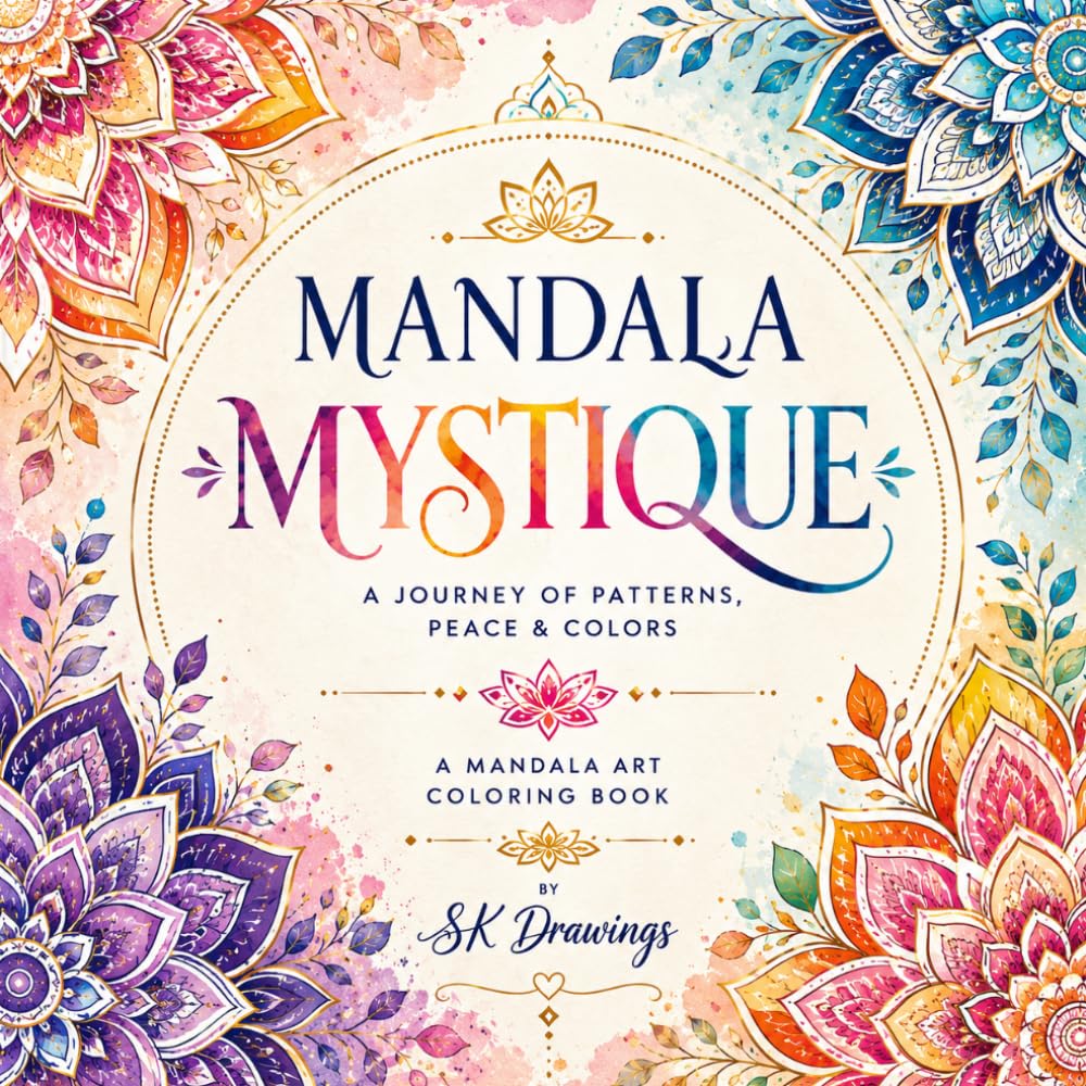 Mandala Mystique: A Journey of Patterns, Peace & Colors: Discover Calm, Creativity, and Inner Balance