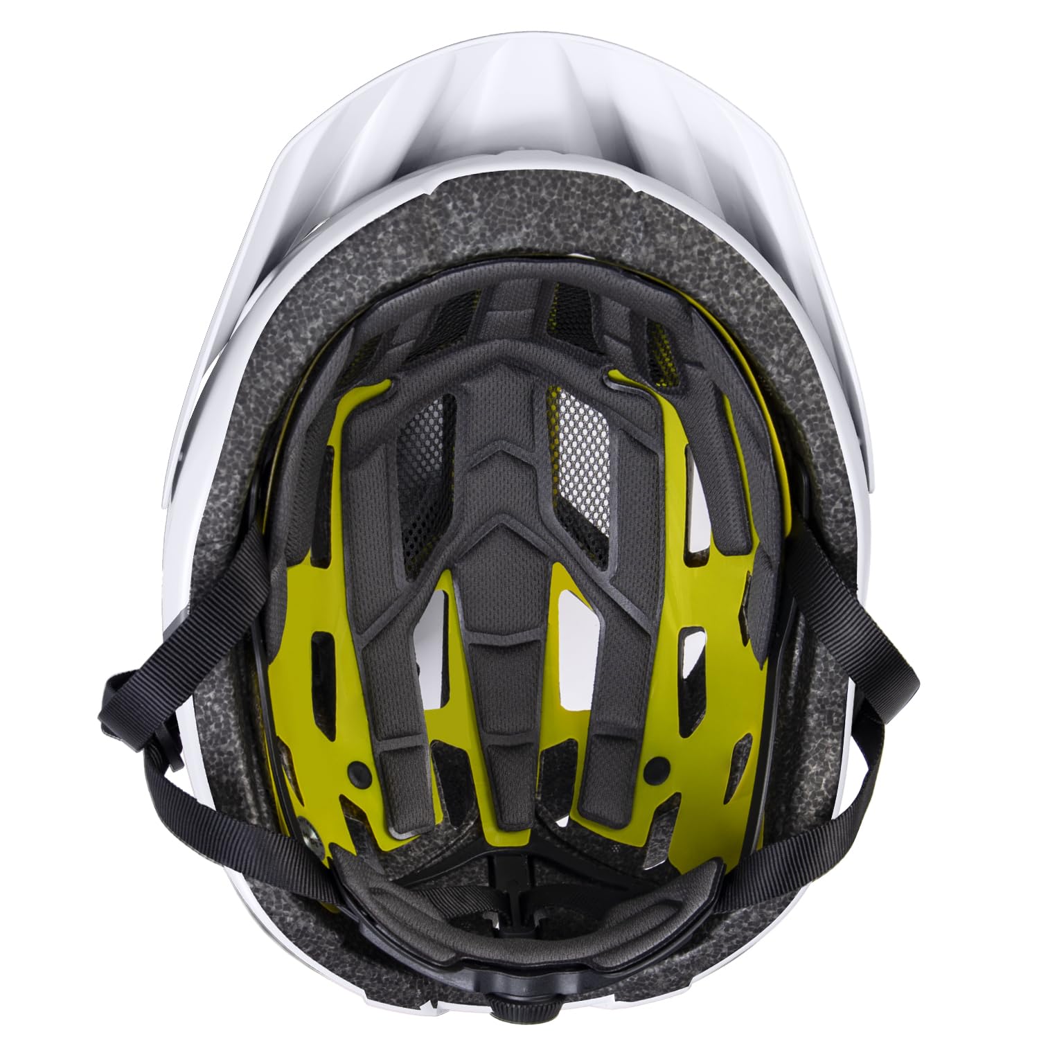 Outdoor Master - Casco de bicicleta para hombre y mujer – Modelo GEM con sistema MIPS, 25 tomas de aire, visera extraíble – Ajuste ajustable – Excelente para ciclismo y monopatín