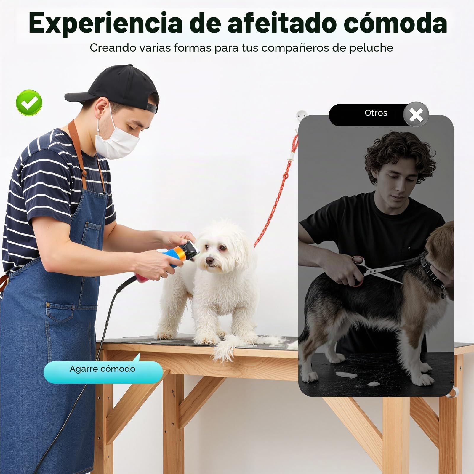 Cortapelos eléctrico de ovejas, 200 W, para mascotas, para perros