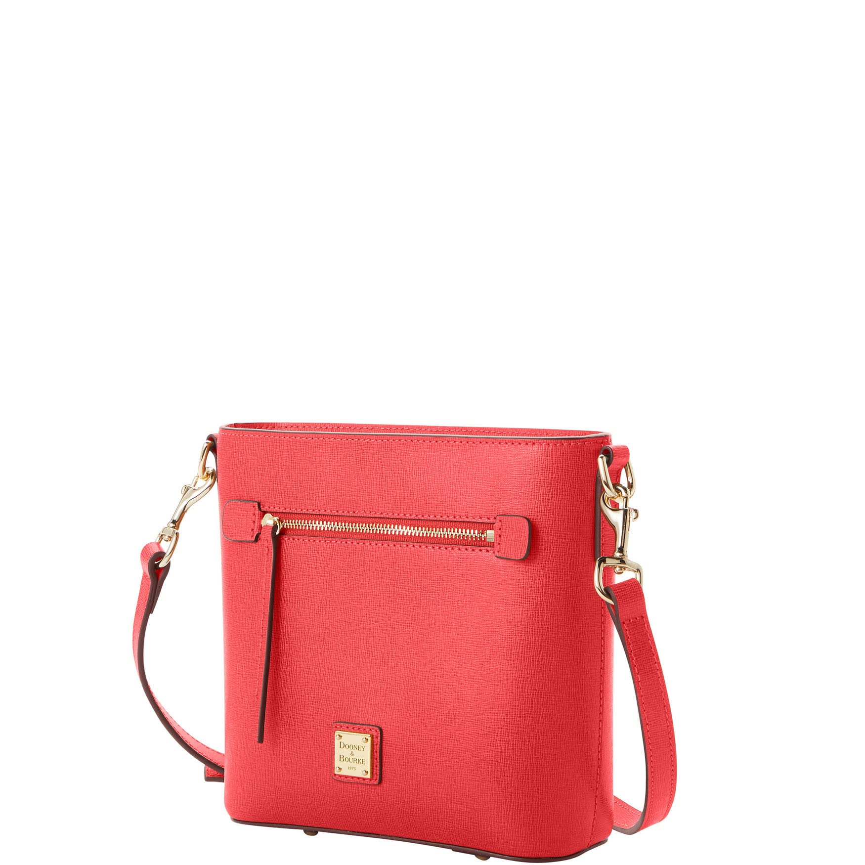 Dooney & Bourke Handbags for Women, Saffiano Leather Small Crossbody Bags for Women - Red