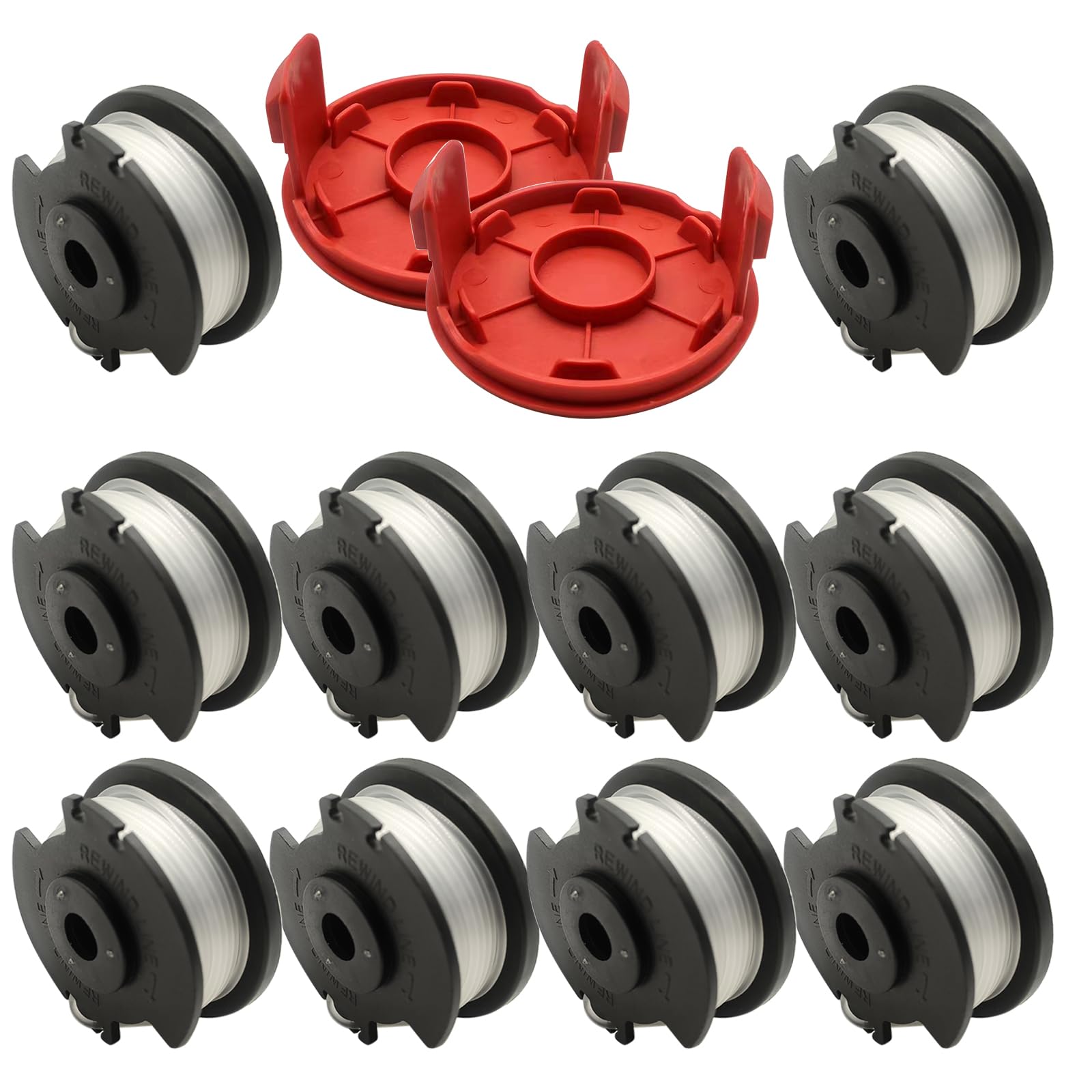 Aepiraza String Trimmer Replacement Spool Compatible with Hyper Tough HT-19-401-003-06 HT-19-401-003-07 20V Max Weed Eater Spool Replacement Auto