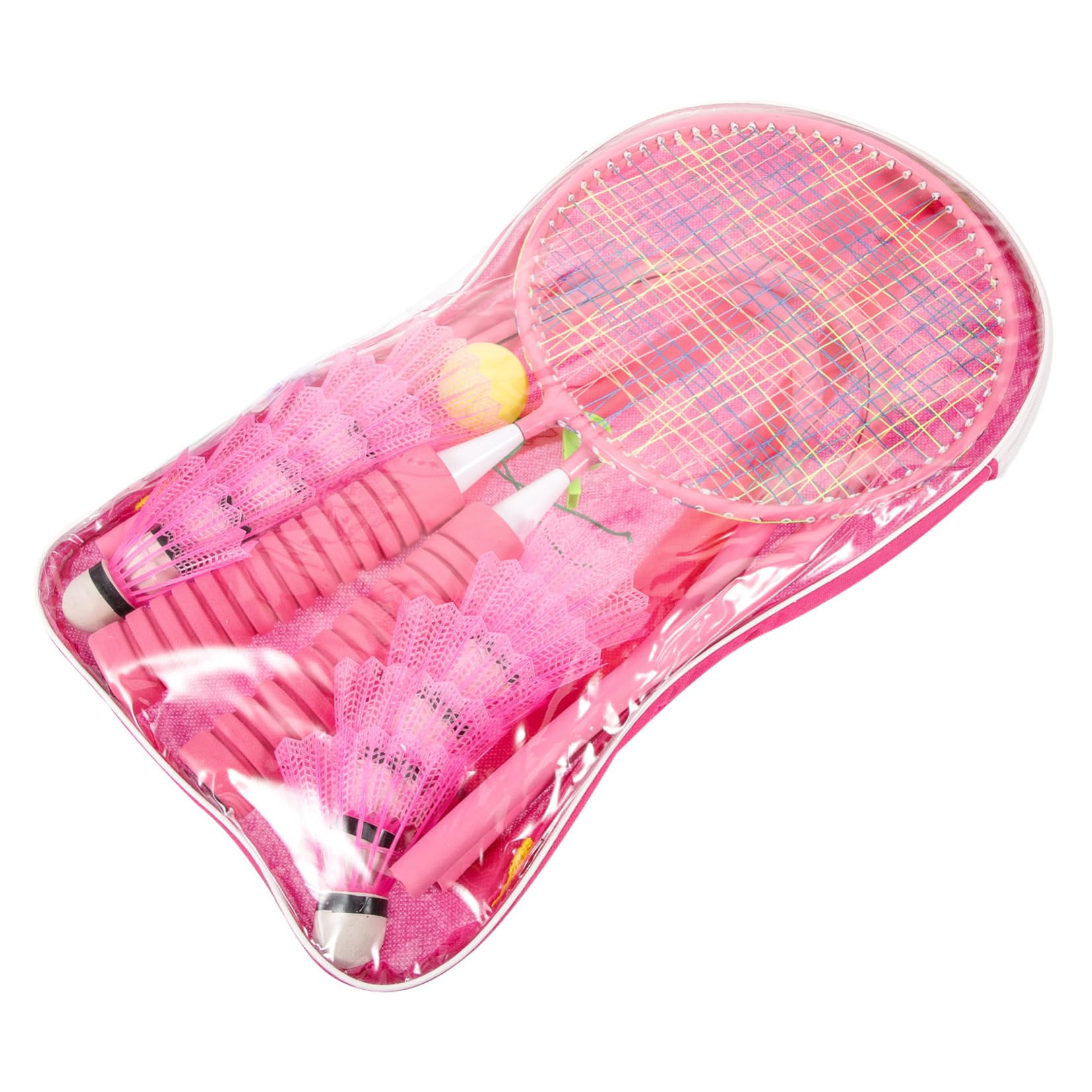 Balacoo Widened Surface Badminton Racket Catch for Teenagers Nylon Aluminum Alloy Random