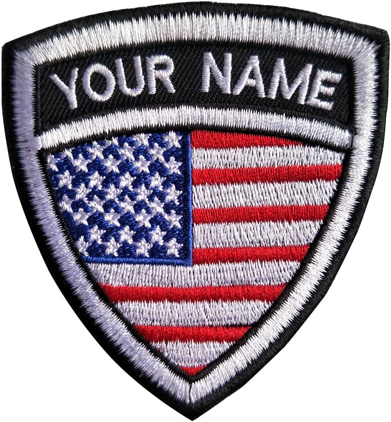 Custom US Military Name Patch, Custom Embroidery Name