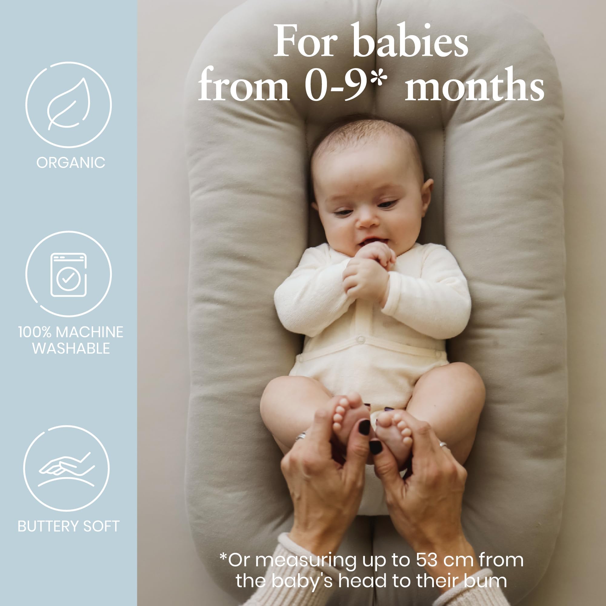 Snuggle Me® Baby Nest (0-9 maanden) - Premium babynest voor