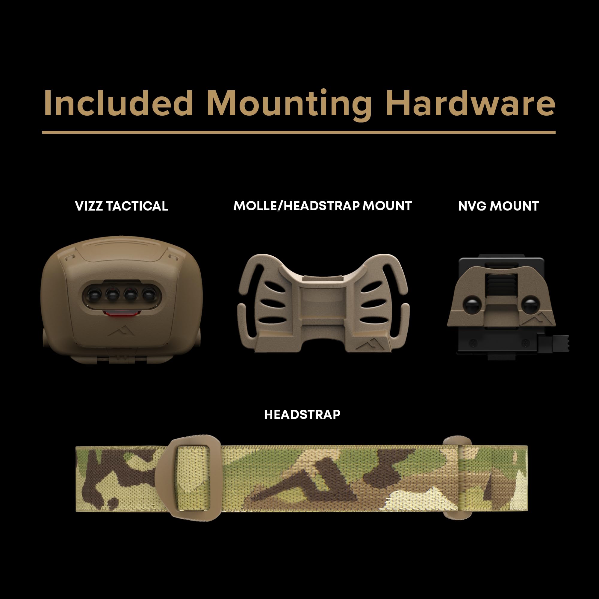 Princeton Tec Quad Tactical MPLS Linterna Frontal LED